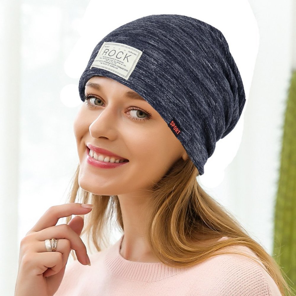 Fashion winter coldproof street knit hat retro three hole ski hat Barakl…